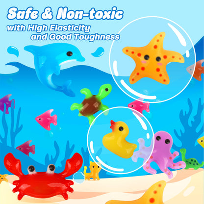 Mocoosy Aqua Gelz Set, 20 Farben Magic Elf Water, DIY Spielzeug für 4 5 6 7 8 Jahre Mädchen, 3D Magisches Wassergel, Magischer Wasserelfe,Squishy Selber Machen Set, Kreatives Geschenk für Kinder ab 3+