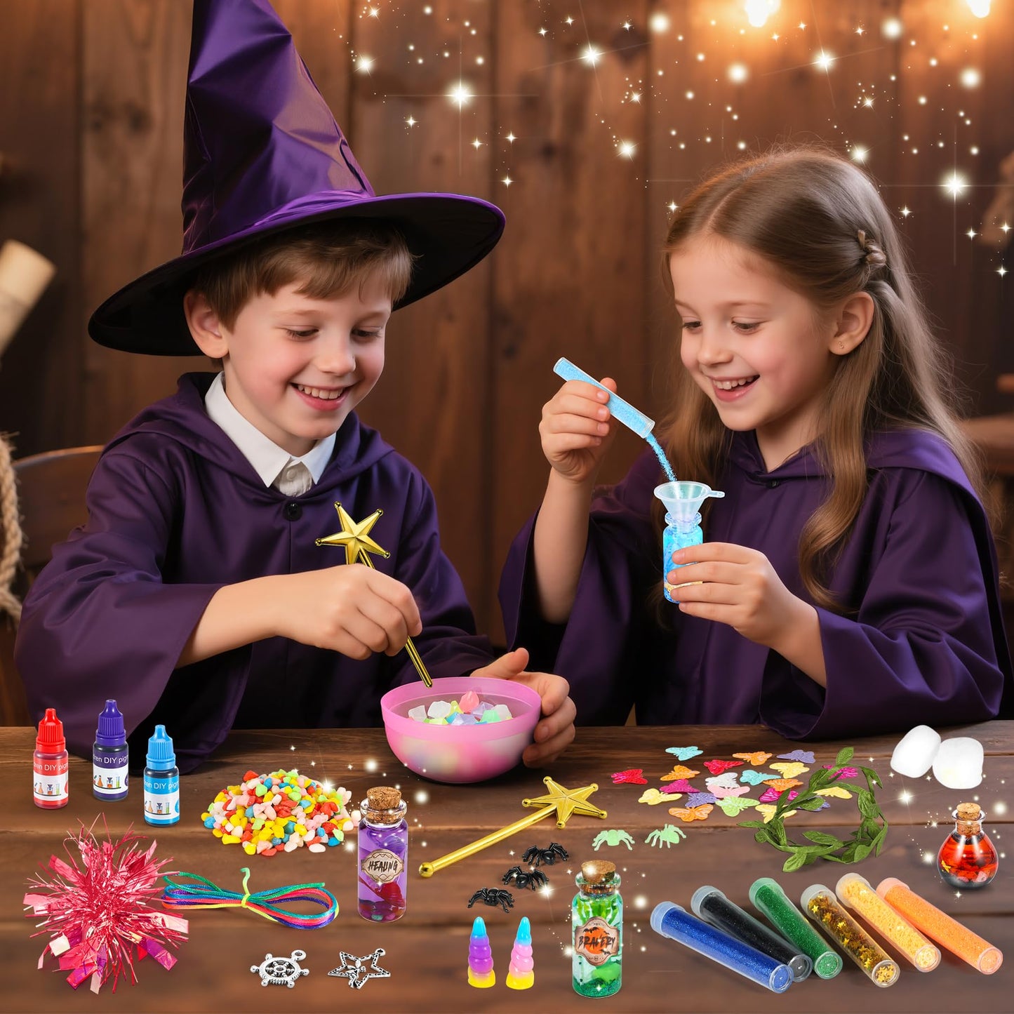 Subtail Creative Kreatives Geschenk Mädchen 6 7 8 9 10 11 Jahre - Zaubertrank Bastelset Kinder ab 6-12 Jahre -Basteln Mädchens 8 9 10 Jahres- Experimente Für Kinder Spielzeug ab 6 Jahre Mädchen Ostern