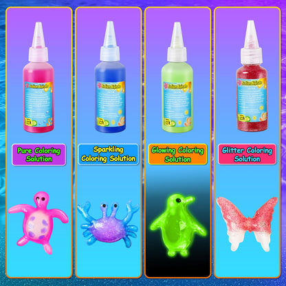 JOPSHEEN 40 Farben Magic Water Elf, DIY Aqua Fairy Gel Bastelset für Kinder, Squishy Selber Machen Set, Wassergel für Kinder Geburtstag Geschenk