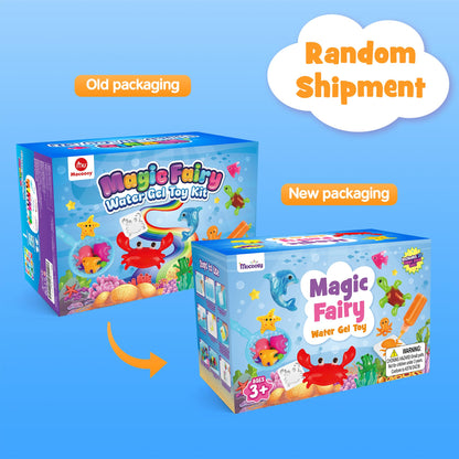 Mocoosy Aqua Gelz Set, 20 Farben Magic Elf Water, DIY Spielzeug für 4 5 6 7 8 Jahre Mädchen, 3D Magisches Wassergel, Magischer Wasserelfe,Squishy Selber Machen Set, Kreatives Geschenk für Kinder ab 3+